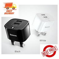 Baseus 5V/2.4A Dual USB Charger Adapter