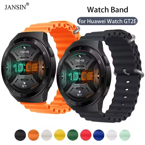 Ocean Rubber Strap for Huawei Watch GT2E Silicone Band for Huawei Watch GT 2E Correa Replacement Bra