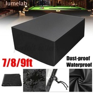 LUMELAB​ Billiard Table Cover, Waterproof Oxford Cloth Pool Table Dust Cover, Durable Thickened 7/8/