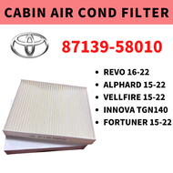 Toyota Alphard Vellfire 2015-2022 / Hilux Revo / Innova / Fortuner Cross Cabin Filter Aircond Filter