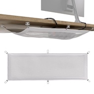 Space Saving Under Table Cable Organizers Unique Cords Storage Mesh for Gamers