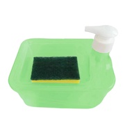 Gratis Ongkir - Bentuk Bulat Soap Pump / Dispenser Sabun Cuci Piring 2 In 1 / Tempat Sabun Cair