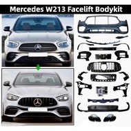 Mercedes Benz E-Class  W213 Facelift Convert E63 Bumper Bodykit Set Diffuser C238 Coupe Diffuser