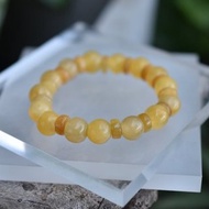 活力色★緬甸翡翠★黃玉髓★手鍊 s856