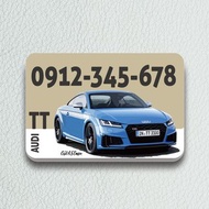 AUDI TT|送人自用|汽車路邊臨停神器|暫停臨時停車牌|CPK39