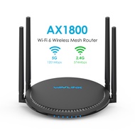 Wavlink AX1800 WiFi 6 Dual Band 2.4GHz 574Mbps & 5GHz 1201Mbps Router 880MHZ Dual Core CPU Up to 150