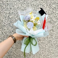 樺坊/波波球花束/壓克力波波球/永生花花束/向日葵/畢業禮物