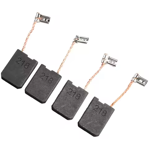 4PC Carbon Brushes with Wire Spring for GA9060 GA7060 For GA9062 GA9063RX02 HM1812 CB218 Power Tool 
