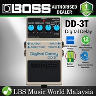 Boss DD-3T Digital Delay Guitar Effect Pedal with Tap Tempo (DD3T DD3 DD 3T)