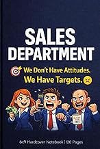 Sales Department Notebook – Hardcover Journal for Sales Professionals | 120 Page Corporate Office Gi