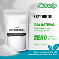 Nutrasip Erythritol Powder- Natural Sugar Substitute 0 Calorie 0 Sugar Keto Diet