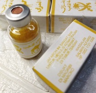 Tinta tulis jafaron warna kuning mas