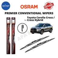 Genuine Osram Premier Conventional U Hook Wiper Set for Toyota Corolla Cross / Cross Hybrid (26"/16"