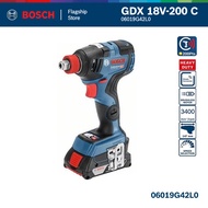 BOSCH GDX 18V-200 C Cordless Brushless Impact Driver/Wrench Kit - 06019G42L0