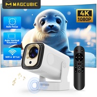 Magcubic Hy310 Android 11 Projektor 4k Asli 1080p Auto Fokus Asli 330ansi Dual Wifi Bt5.4 Suara Teti