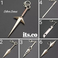 Harga Special ~ ZONIME Keychain Kunai Naruto Yamato Gantungan Kunci Pedang Sasuke Zabuza Miniatur Ac