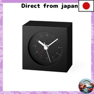 Lemnos Black City Pop Table Clock YK19-18 BK 7x7x4.2 cm