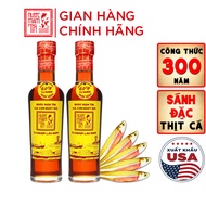 [Hộp 2 chai 60 độ đạm - 250ml] Nước Mắm Tĩn Cá Cơm Ruột Đỏ Độ Đạm 60N Chai Thuỷ Tinh 250ml Nước Mắm 