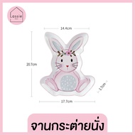 NEW จานชามเซรามิก คอลเลคชั่นกระต่ายนางฟ้าสุดคิ้วท์ฟิวเกาหลี Lassie Decor
