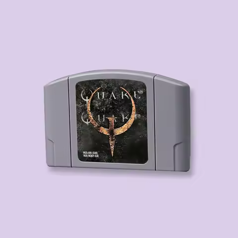 Link 012 For N64 Game Quake 64 Cartridge USA NTSC & EUR PAL Version for Nintendo 64 Console Support