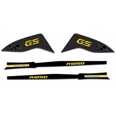 3D Resin Handguard Protectors Stickers Motorcycle Handguard Decal Waterproof For BMW R 1250 GS 40TH