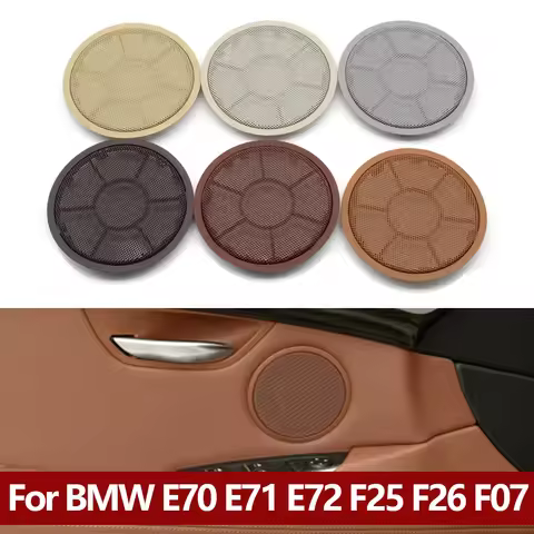 Interior Door Horn Sound Loud Speaker Grid Cover Trim Replacement For BMW X5 X6 X3 X4 5GT F25 F26 F0