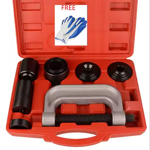10PCS Ball Joint Press & U Joint Removal Tool Kit with 4x4 Adapters for Most 2WD and 4WD Cars and Li