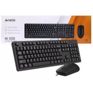 A4-TECH KK-3330 USB Keyboard and Mouse Combo Bundle