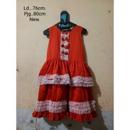 Children's Dress/children's Dress aged 11-12 years (ld..76cm, P...80cm)