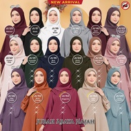 ❀Jubah Abaya HAJAH Jubah Muslimah Dress Ironless Umrah Travel Plussize✌