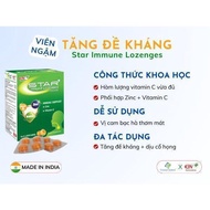 STAR Immune Lozenges Orange lozenges: Increase resistance, reduce cough, sore throat with Orange Min