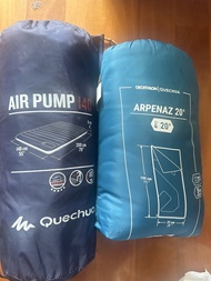 Decathlon Quechua 睡袋連充氣泵