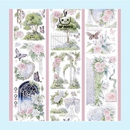 EXTRACT 1 LOOP KY OF OKMT PAPER WASHI TAPE - FLOWER INTERVAL DREAM