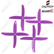 DALPROP Q5040 5inch prop 4 Blade propeller for FPV Freestyle Racing Purple - 2pairs / 1 Set