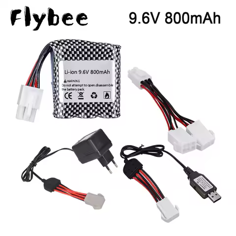 9.6V Battery charger for S911 9115 9116 S912 RC Car Upgrade spare parts Double battery cable new Bat