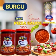 Burcu Pizza Sauce with Basil / 580g / Ready Pizza Sauce / High Quality / Pizza Sos / Cooking/Sauce