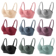 2PCS Bra Menyusui Bahan Katun Jumbo Kancing Depan Tanpa Kawat Bh Menyusui 937