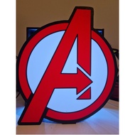 Avengers Logo USB LED Light Box