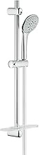 Grohe Euphoria 110 Shower Rail Set 600 mm 3 Jet Types Champagne Variable Upper Bore Hole for Mountin
