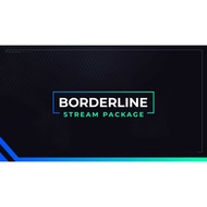 Borderline stream Overlay / Screen Theme / Widget Theme (STREAMLABS OBS / OBS Studio)