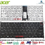 TOMBOL Ena401 KEYBOARD ACER SWIFT3 SWIFT 3 SF314 SF314-54 SF314-56 NKI13130CS SV3P-A80BWL 900525Bk20202 POWER Button ***