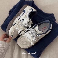 Planet Spring Women's Casual Sport White Sneakers - Sweet Peach