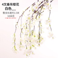 Artificial Cherry Tree Imitative Tree Wishing Branches Peach Blossom Branches Fake Flower Rattan Wed