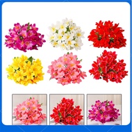 【TWILIGHT】Simulated 5-pronged 10-head lily flower decoration simulated narcissus orchid