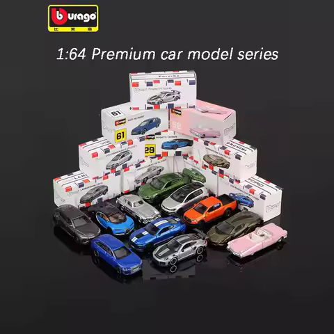 1:64 Bburago Porsche 911 GT2 RS Lamborghini Revuelto Bugatti Bolide Die-Cast Model Car Collection Gi