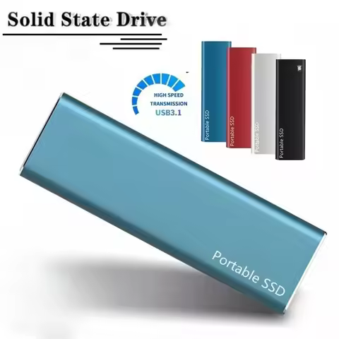 Portable External Hard Drive1TB 2TB Mobile Solid State Drive USB3.0 External hard disk ssd for Noteb