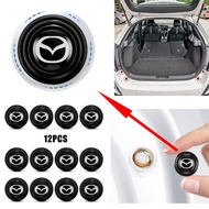 2.8cm  Mazda logo Car Door Shock Absorber Buffer Protective Stickers Soundproof Rubber Pads Accessories For Mazda 6 CX5 CX7 Demio Axela Atenza Speed MP MS CX9 MX3 MX5 RX8