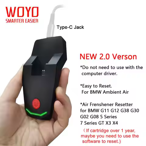 WOYO R3 For BMW Ambient Air Cartridge Resetter, Fragrance Smart Box Chip Activator Tool for G30 G11 