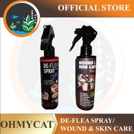 OH MY CAT DE-FLEA SPRAY/ WOUND & SKIN CARE