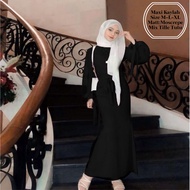 Pakaian Muslim Wanita Busui Model Duyung Terbaru Lengan Balon Maxi Kaylah Dress Size M-L-XL Matt Mos